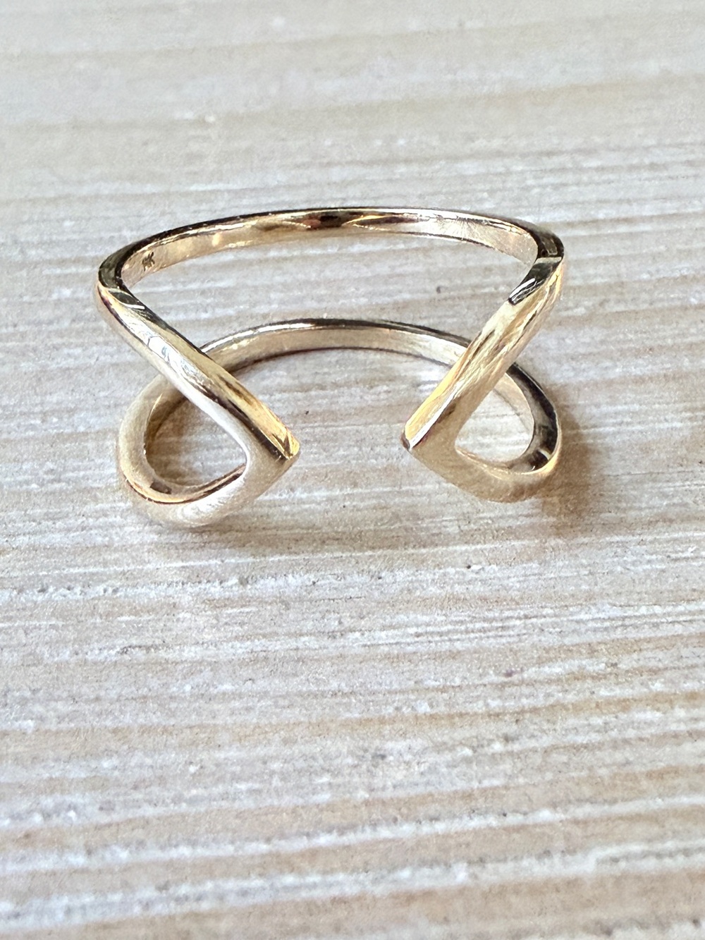 Ring Concierge 14K Gold Geometric Ring - US 7